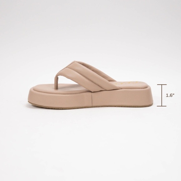 CCOCCI Gray Bonnie Chunky Platform Sandal Gray Size 8 - Picture 8 of 8